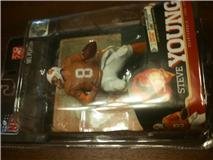 McFarlane Toys NFL Sports Picks Legends Series 6 Action Figure Steve Young (San Francisco 49ers) Tampa Bay Bucaneers Jersey Silver Collector Level Chase
