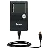 Classic Straight USB Cable for the Cowon iAudio X5 with Power Hot Sync and Charge capabilities - uses Gomadic TipExchange Technology