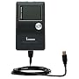 Classic Straight USB Cable for the Cowon iAudio X5 with Power Hot Sync and Charge capabilities - Gomadic Brand w/ TipExchange Technology