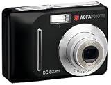AgfaPhoto DC-833m Digitalkamera (8 Megapixel, 3-fach opt. Zoom, 6,4 cm (2,5 Zoll) Display) schwarz