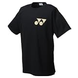 YONEX（ヨネックス） テニス バドミントン ウェア ロゴTシャツ ブラック／ゴールド