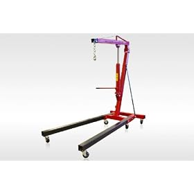 New 2 Ton Engine Hoist Cherry Picker Ship Crane Folding Lift