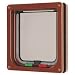 Cat Mate Lockable Cat Flap Door Brown 4-way Lock