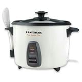 Applica 16c Multi-use Rice Cooker White Cool-touch Handles Nonstick Cooking Bowl Steamer Basket