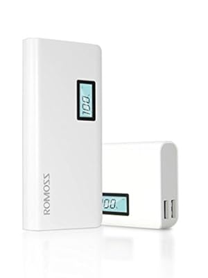 Power Bank,ROMOSS LCD Sense 4 plus 10400mAh Mobile Phone Charger,Portable External Charger Pack,Recharger Power...