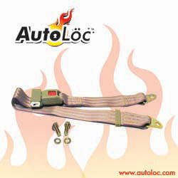 2 Point Tan Lap Seat Belt (1 Belt)