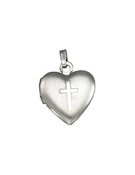 Sterling Silver Heart Picture Locket - Available in 2 Sizes