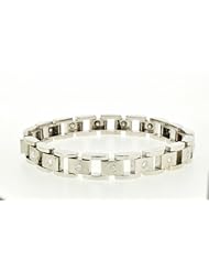 14K White Gold Diamond Bracelet