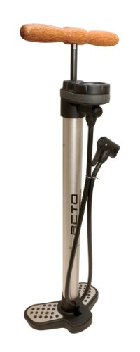 Beto Bike / Cycle Track Floor Pump with Gauge One Size Black/Silver