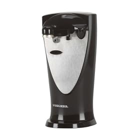 Black and Decker CO450BM Grand Openings Elite Electric Can Opener, Black by Black & Decker