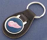 Detroit Red Wings Leather Keychain
