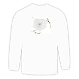 Long Sleeve T-shirt with spider, arachnid, web, spindelnat, arthropod, invertebrate, silk, animal, weaver, beneficial, orb Large White