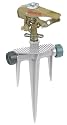 Gilmour Metal Impulse Sprinkler on Zinc Spike Base #967HZS