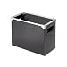 Pendaflex Poly Desktop File Box, Letter Size, Silver and Black (01151)
