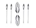 6pcs Seafood Cracker & Pick Set