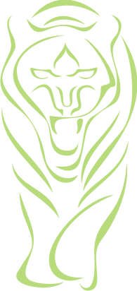 Imagen 2 de Etiqueta de la pared b002 rugido del tigre 96x45 cm