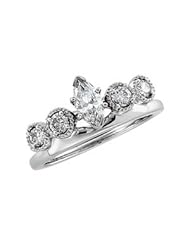CleverEves 14K Yellow Gold 1 3 Ct Tw Bridal Enhancer