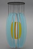 Goose Rocks Designs Windham Handcrafted Stained Glass Wind Chime