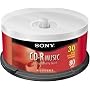 Sony CD-R Audio 80 Minute Spindle (30-Pack)