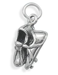 Oxidized Track Shoes Charm
