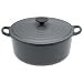 Le Creuset Cast Iron Round Casserole, Granite, 24 cm