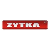 " ZYTKA ST " STREET SIGN NAME