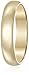 Amazon Collection Classic Fit 10K Yellow Gold Band, 4mm, Size 9