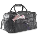 Embassy Italian Stone Design 18" Genuine Leather Tote Bag. (Kitchen)