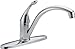 Read Delta Collins 140-WE-DST Single Handle Water-Efficient Kitchen Faucet, Chrome Details Delta Collins 140-WE-DST Single Handle Water-Efficient Kitchen Faucet, Chrome