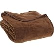 Super Soft Fleece Plush Luxury BLANKET, KING Size. BROWN