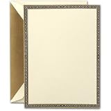 Engraved Black & Gold Printable Invitation Cards