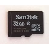 SanDisk 32GB MicroSDHC High Speed Class 4 Card with MicroSD to SD Adapter and USB Reader