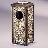 Landmark Series, 4-1/2-Gallon Ash/Trash Sand Top Container with Round Refuse Openings. EA