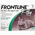 Merial Frontline Plus Flea and Tick Control for Cats and Kittens, 3 Doses