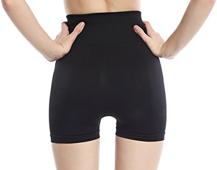 Polarfox Women's Shapewear Butt Lifter Magic Boy Short Waist Cincher L Black
