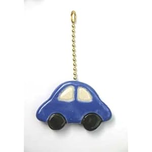 Ceiling Fan Pull Chain: Blue Car by Sweet Pea Gallery