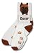 For Bare Feet Dog Breed Boxer Roll Down Sock