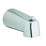 Grohe 13 611 000 5-Inch Diverter Tub Spout, StarLight Chrome [並行輸入品]