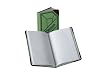 Boorum & Pease Canvas Account Book, Record, 20 Lb., 9 1/2 x 6-Inches, 200 Pages, Olive Green