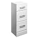 Trueshopping Gloss White Bathroom Furniture Storage Drawer Unit 350(W) X 330(D)