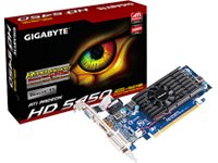 GIGABYTE Radeon HD5450 512MB DDR3 PCI-E 64bit DVI-I TVout HDMI aktiv Preisvergleich