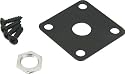 DiMarzio Gibson Style Metal Jack Plate  Black 