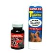 Magna Rx (1) 60 count container & Magna Rx Transdermal Topical Lotion (1) 4 oz Bottle MagnaRX Lotion