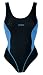 ZAGANO Badeanzug Schwimmanzug Wettkampfanzug schwarzblau - Aruba - MADE IN EU