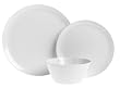 Zak Designs Solid White 12-Piece Set, Service for 4