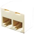 Lenovo TL96125 25-Feet Dual Jack Phone Cord (Ivory)