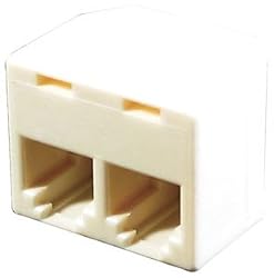Lenovo TL96125 25-Feet Dual Jack Phone Cord (Ivory)