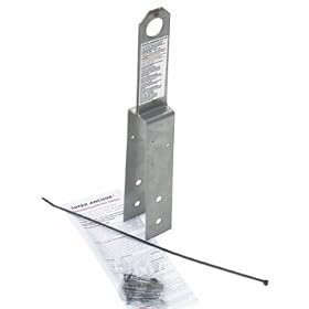 ARS 2x8 Single Fall Arrest Anchor w o Flashing by Super Anchor Safety