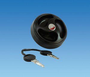 Black Locking Water Cap Motorhome / Caravan