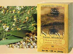 NUMI TEA SWEET MEADOWS - CHAMOMILE LEMON MYRTLE (18 tea bags) by Numi Tea